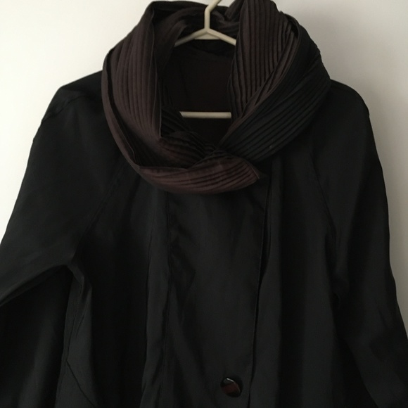 MYCRA PAC Black + Brown DONATELLA Reversible Nylon Coat XS - Picture 2 of 4